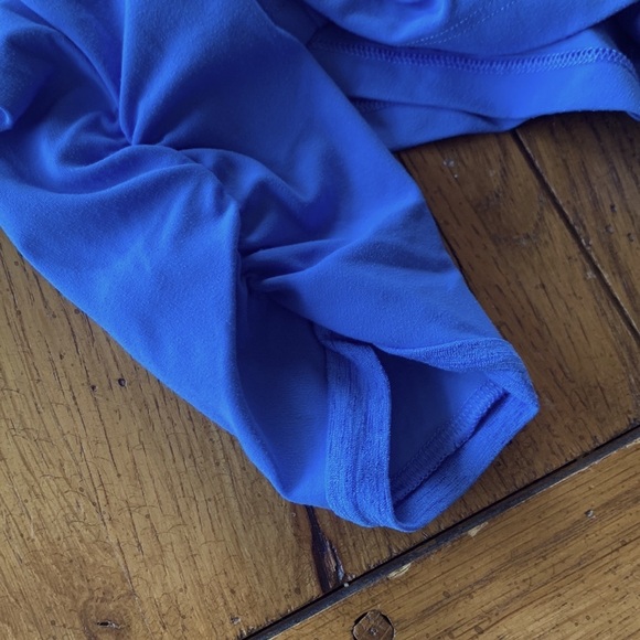 Gymshark x Whitney Simmons Long Sleeve Crop Top Intense Beautiful Blue Medium - Picture 14 of 14